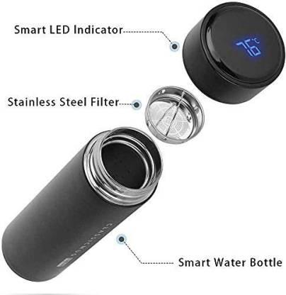 500ML Smart Stainless Steel Thermos Bottle – Double Wall Vacuum Insulated Flask with LCD Temperature Display