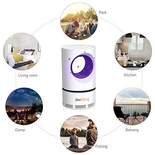 Electronic LED Mosquito Killer Lamp – USB Powered, Silent & Chemical-Free Insect Trap