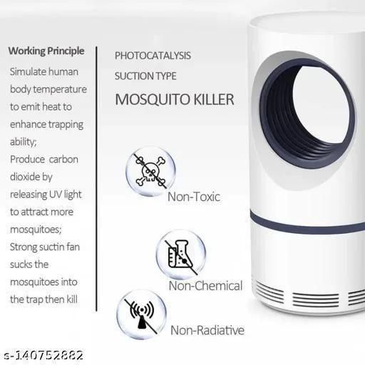 Electronic LED Mosquito Killer Lamp – USB Powered, Silent & Chemical-Free Insect Trap