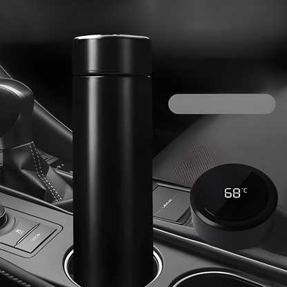 500ML Smart Stainless Steel Thermos Bottle – Double Wall Vacuum Insulated Flask with LCD Temperature Display