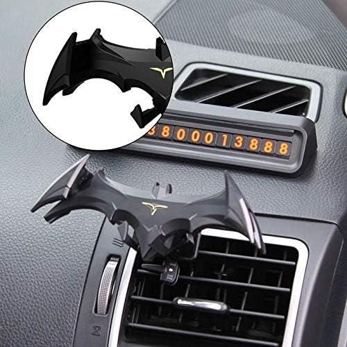 Batman Car Phone Holder Mount – Bat-Themed Foldable Headrest Hook and Smartphone Stand, Universal Fit for All Cars, Strong Grip, Easy Install, Cool Interior Accessory for Superhero Fans