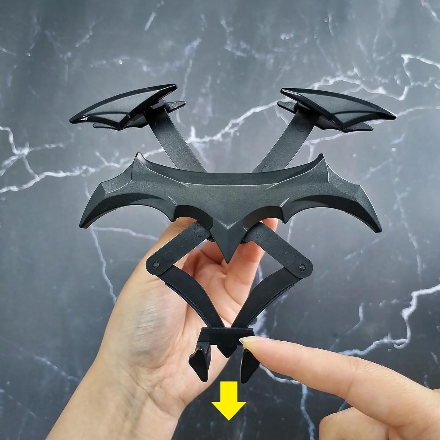 Batman Car Phone Holder Mount – Bat-Themed Foldable Headrest Hook and Smartphone Stand, Universal Fit for All Cars, Strong Grip, Easy Install, Cool Interior Accessory for Superhero Fans