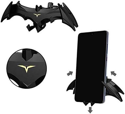 Batman Car Phone Holder Mount – Bat-Themed Foldable Headrest Hook and Smartphone Stand, Universal Fit for All Cars, Strong Grip, Easy Install, Cool Interior Accessory for Superhero Fans